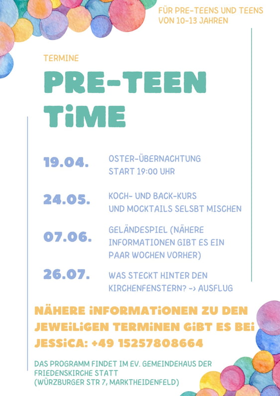 Pre-Teen Time